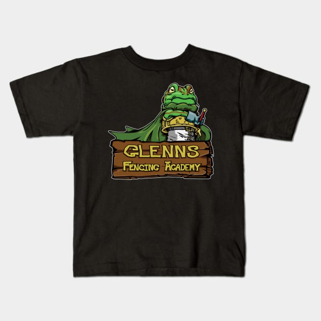 Glenns Fencing Academy Kids T-Shirt by Beanzomatic